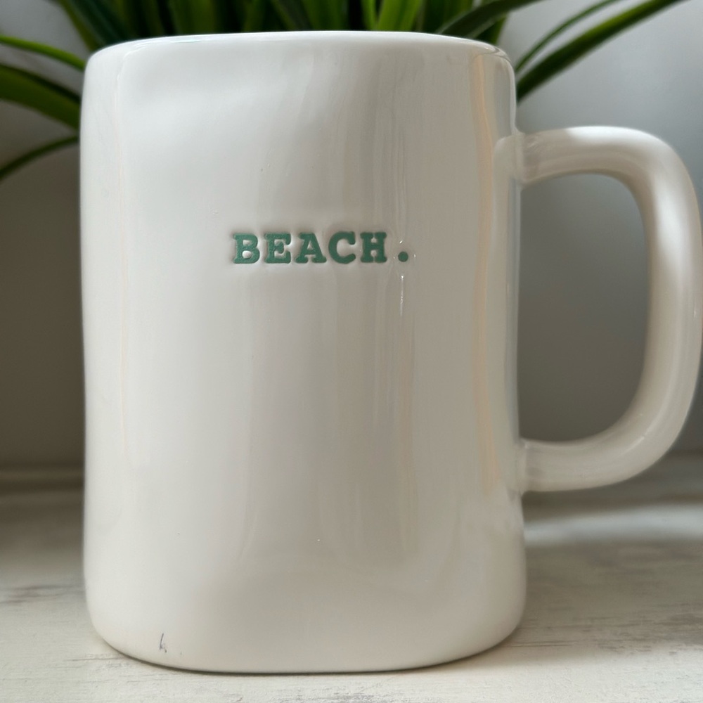 Rae Dunn BEACH typewriter mug
